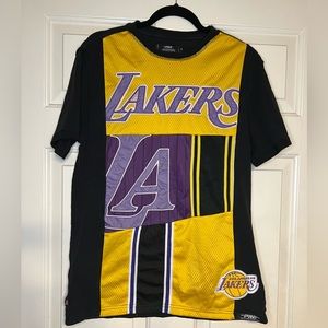 Lakers Pro Standard Jersey + Embroidered Style Short Sleeve Men’s Shirt Small